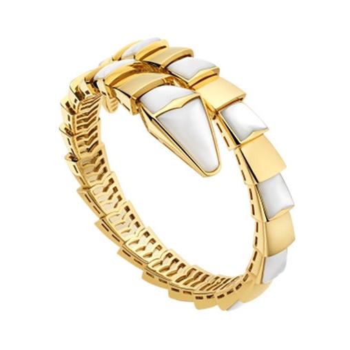 DIANA SERPENTI BRACELET MOP GOLD