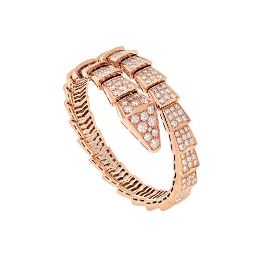 DIANA SERPENTI BRACELET 8MM PINK GOLD DIAMOND