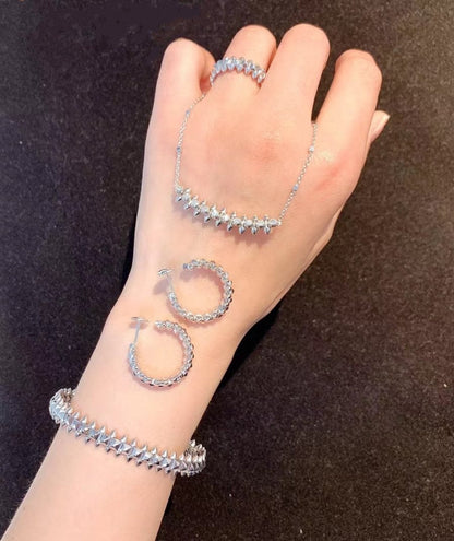 DIANA CLASH SILVER BRACELET