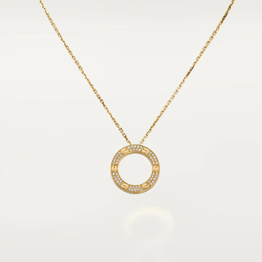 DIANA LOVE NECKLACE ADJUSTABLE ROSE GOLD