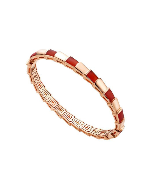 DIANA SERPENTI BRACELET PINK GOLD RUBELLITE