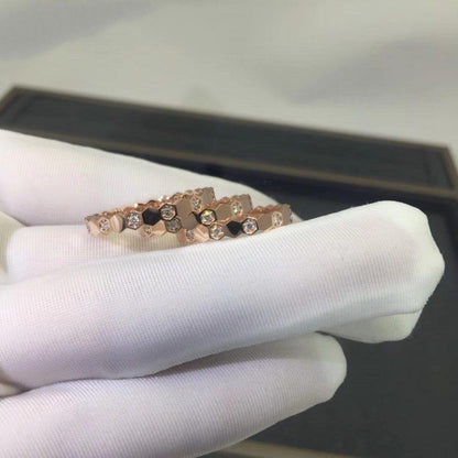 DIANA BEE LOVE RING PINK GOLD DIAMOND