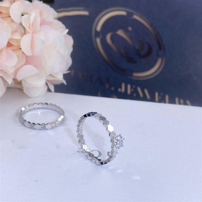 DIANA BEE LOVE RING SILVER 1 DIAMOND