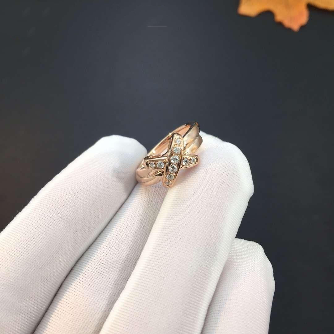 DIANA JEUX DE PINK GOLD DIAMOND RING
