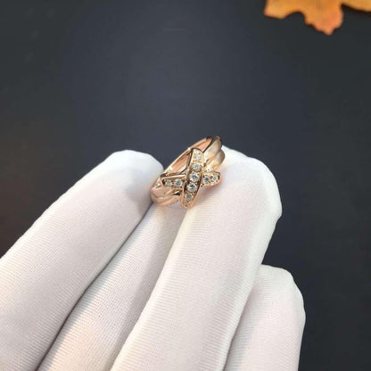 DIANA JEUX DE PINK GOLD DIAMOND RING