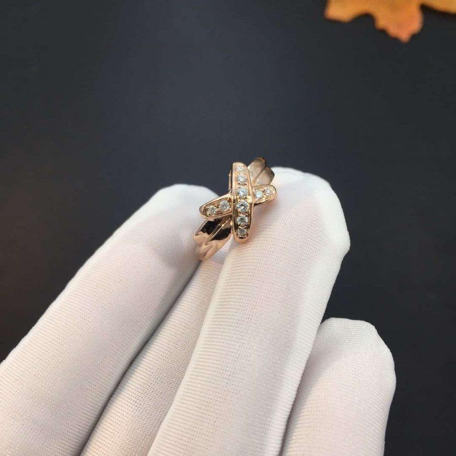 DIANA JEUX DE PINK GOLD DIAMOND RING