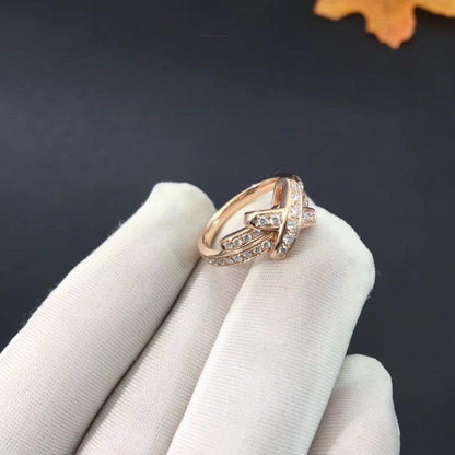 DIANA JEUX DE RING PINK GOLD DIAMOND