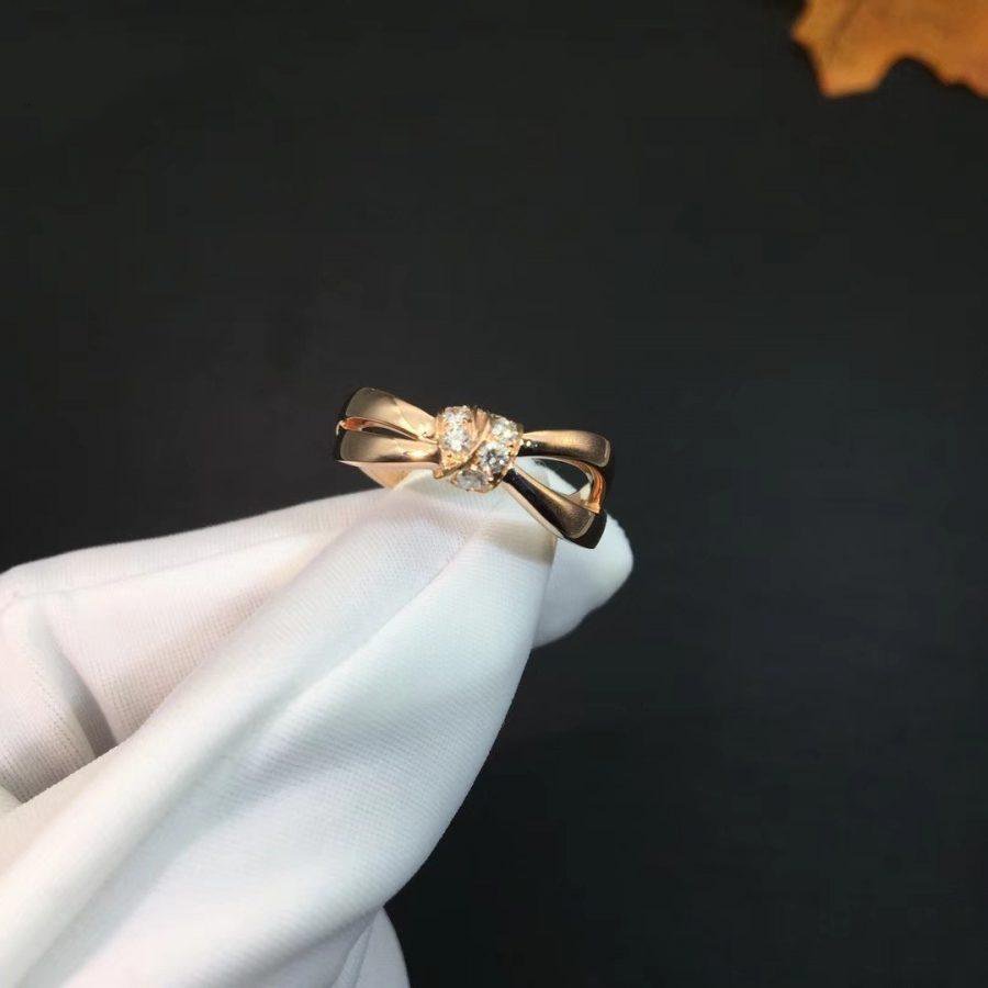DIANA LIENS RING PINK GOLD DIAMOND