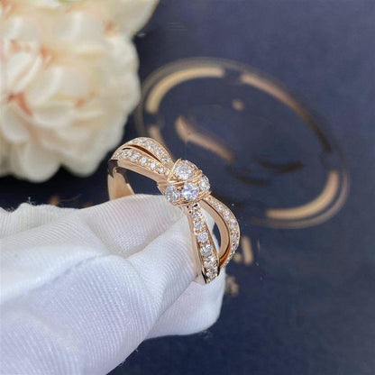 DIANA LIENS PINK GOLD DIAMOND RING