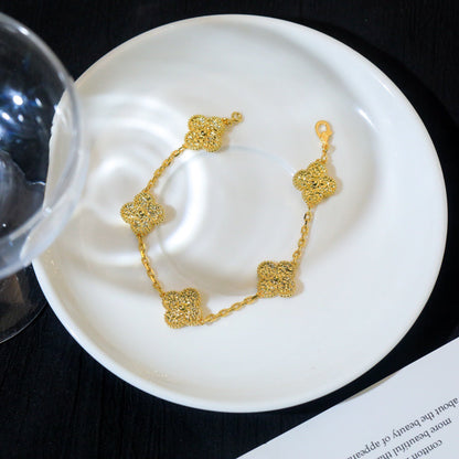 DIANA CLOVER 5 MOTIFS BRONZING BRACELET