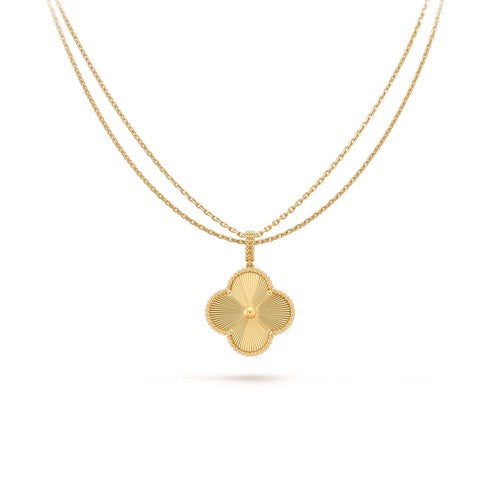 DIANA CLOVER 25MM PEDANT NECKLACE GOLD