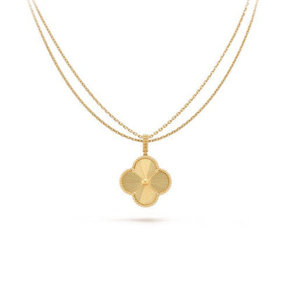 DIANA CLOVER 25MM PEDANT NECKLACE GOLD
