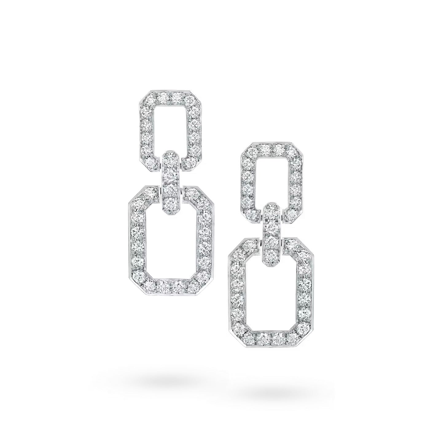 DIANA LINKS MEDIUM EARRINGS DIAMOND
