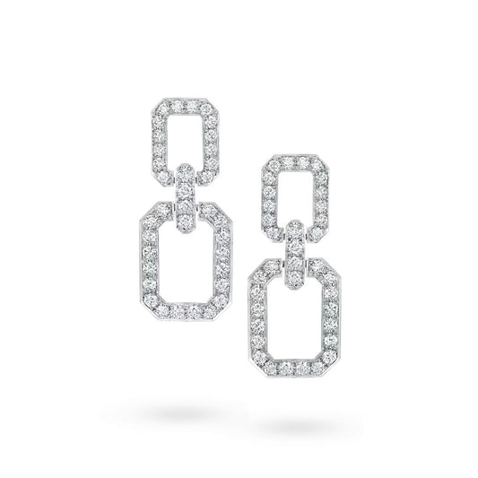 DIANA LINKS MEDIUM EARRINGS DIAMOND