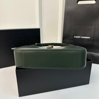 Le 5 a 7 24 Dark Green Lambskin Ghw