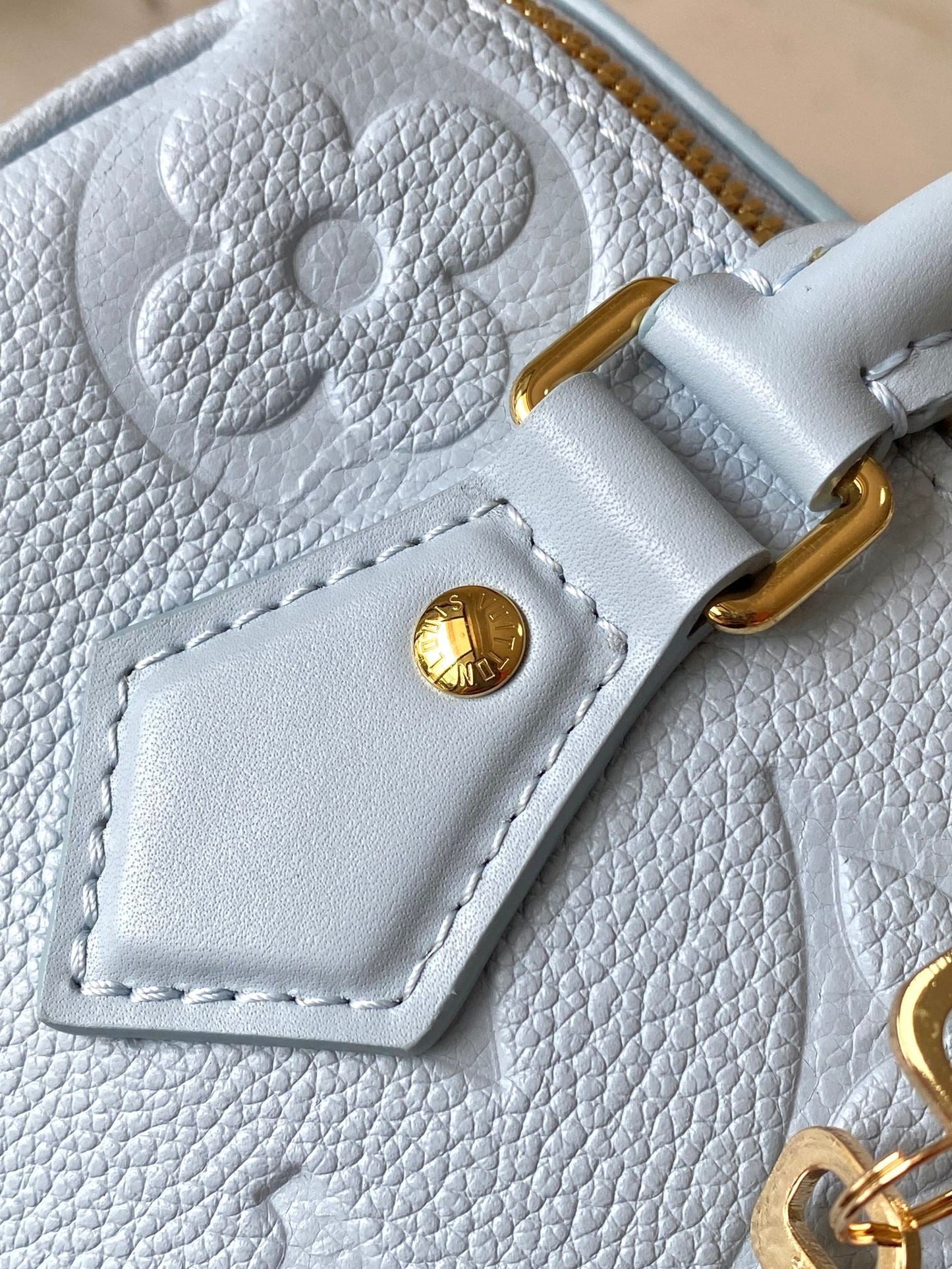 SPEEDY BANDOULI¨¨RE 20 IN BLUE HOUR MONOGRAM EMPREINTE LEATHER