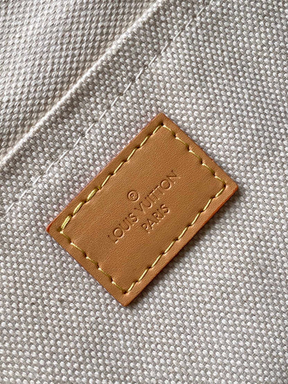 SPEEDY BANDOULI¨¨RE 40 IN BLUE DAMIER DENIM 3D