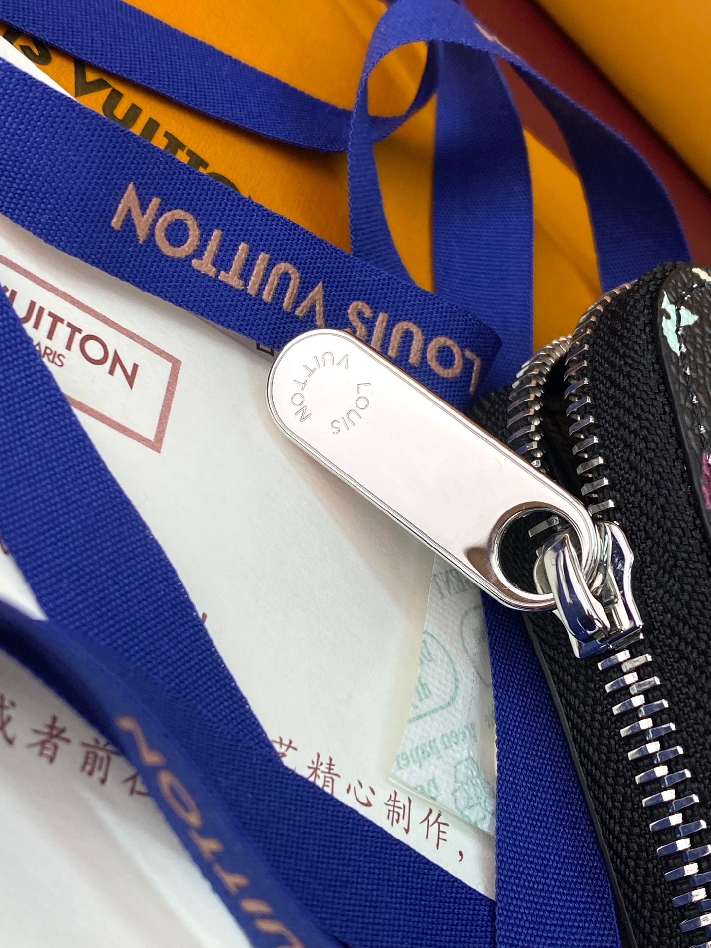 LV x TM Zippy Wallet Black Multicolor Monogram Canvas