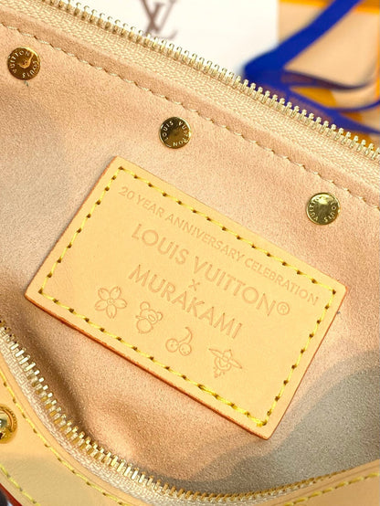 LV x TM Pochette Accessoires 22cm White Muticolor Monogram Canvas