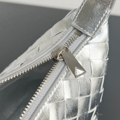 WALLACE 22 BAG SILVER METALIC CALFSKIN