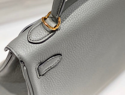 hm kelly 32cm grey togo leather gold hardware