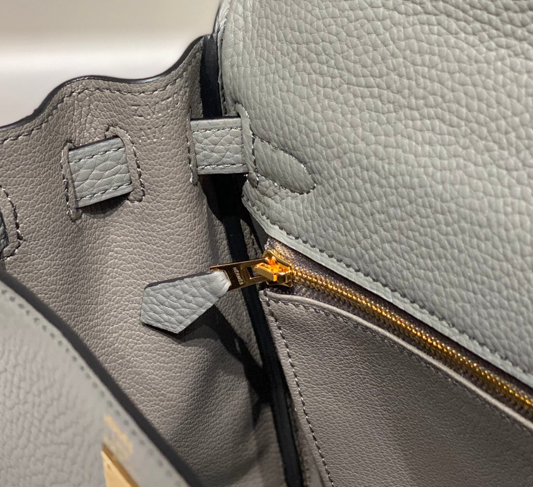 hm kelly 32cm grey togo leather gold hardware