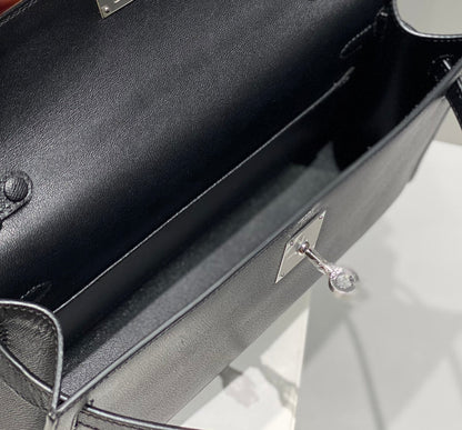 HM Kelly Elan 27cm Black Leather Shw