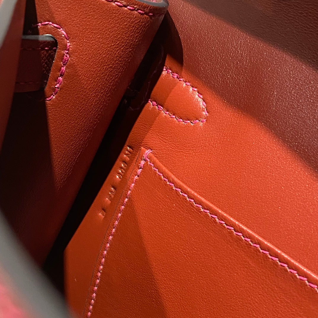 HM Kelly Elan 27cm Red Leather Shw