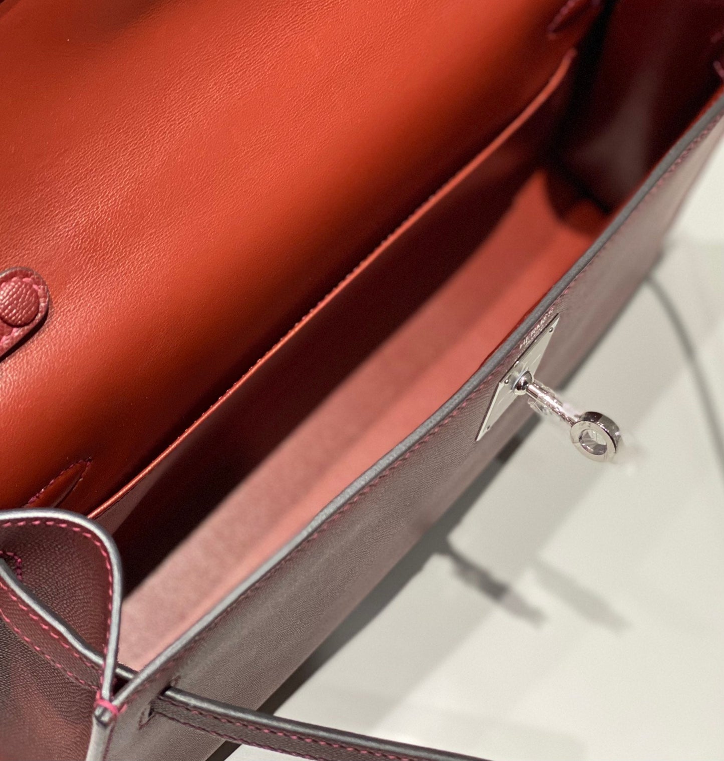 HM Kelly Elan 27cm Red Leather Shw