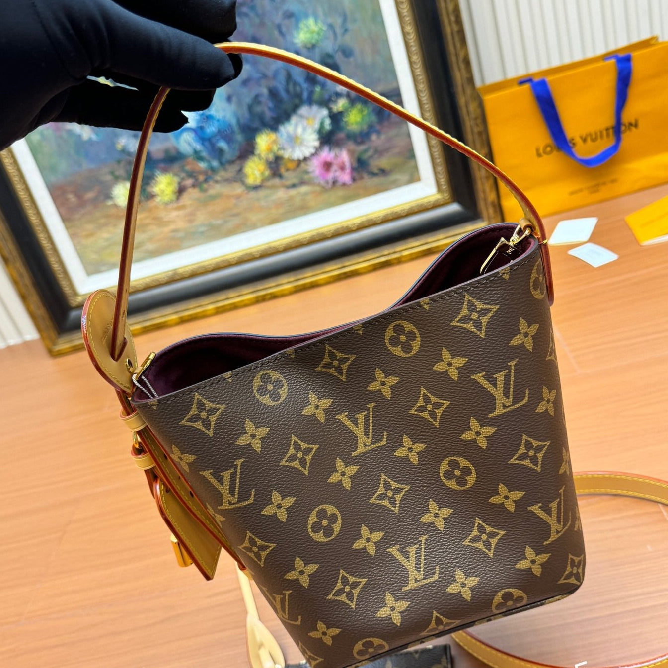 LV All In BB 16cm Brown Monogram Canvas 206007