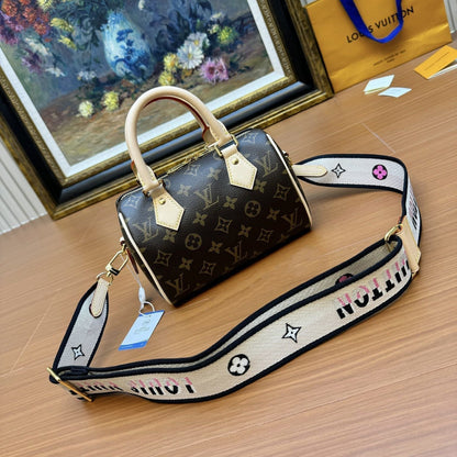 LV Nano Speedy 20cm Brown Monogram Canvas 206009