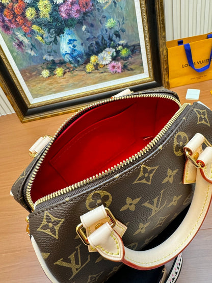 LV Nano Speedy 20cm Brown Monogram Canvas 206009
