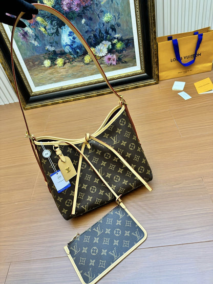 LV CarryAll PM 29cm Brown Monogram Canvas 206005