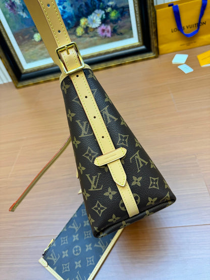 LV CarryAll PM 29cm Brown Monogram Canvas 206005