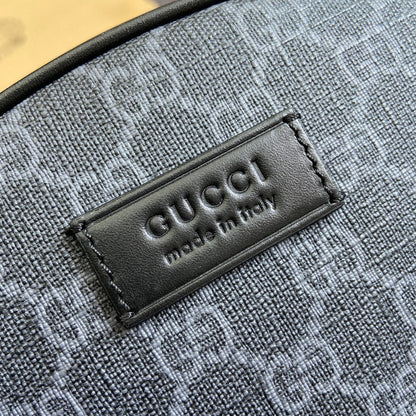 GG CROSS-BODY BAG 29 BLACK CANVAS