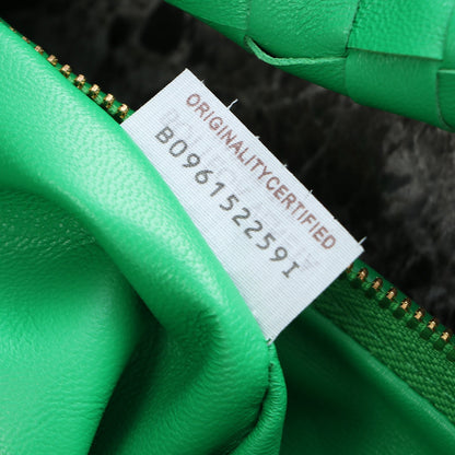 small jodie 48 green lambskin
