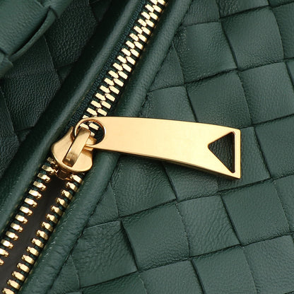small jodie 48 dark green lambskin