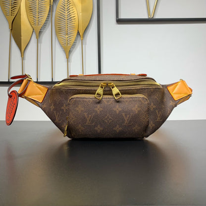 RUSH BUMBAG 30 IN BROWN MONOGRAM DUST CANVAS