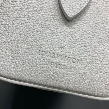 LV Speedy Bandouliere 20 Brume Gray Monogram Empreinte Leather 205495