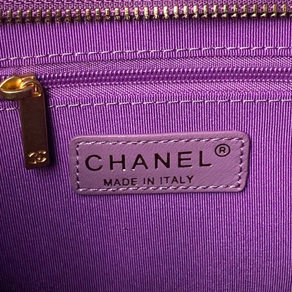 24a hobo bag 38cm violet calfskin gold hardware