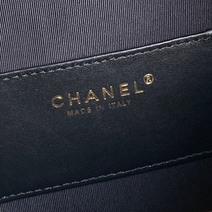 CC 25C Hobo Bag 40cm Black Suede