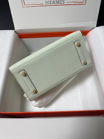 HM BIRKIN SELLIER VERT FIZZ EPSOM LEATHER GOLD HARDWARE