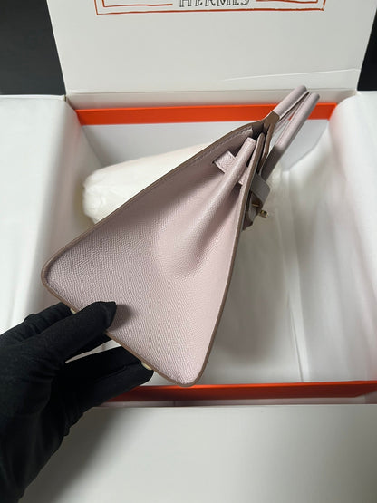 HM BIRKIN SELLIER LIGHT PINK EPSOM LEATHER GOLD HARDWARE