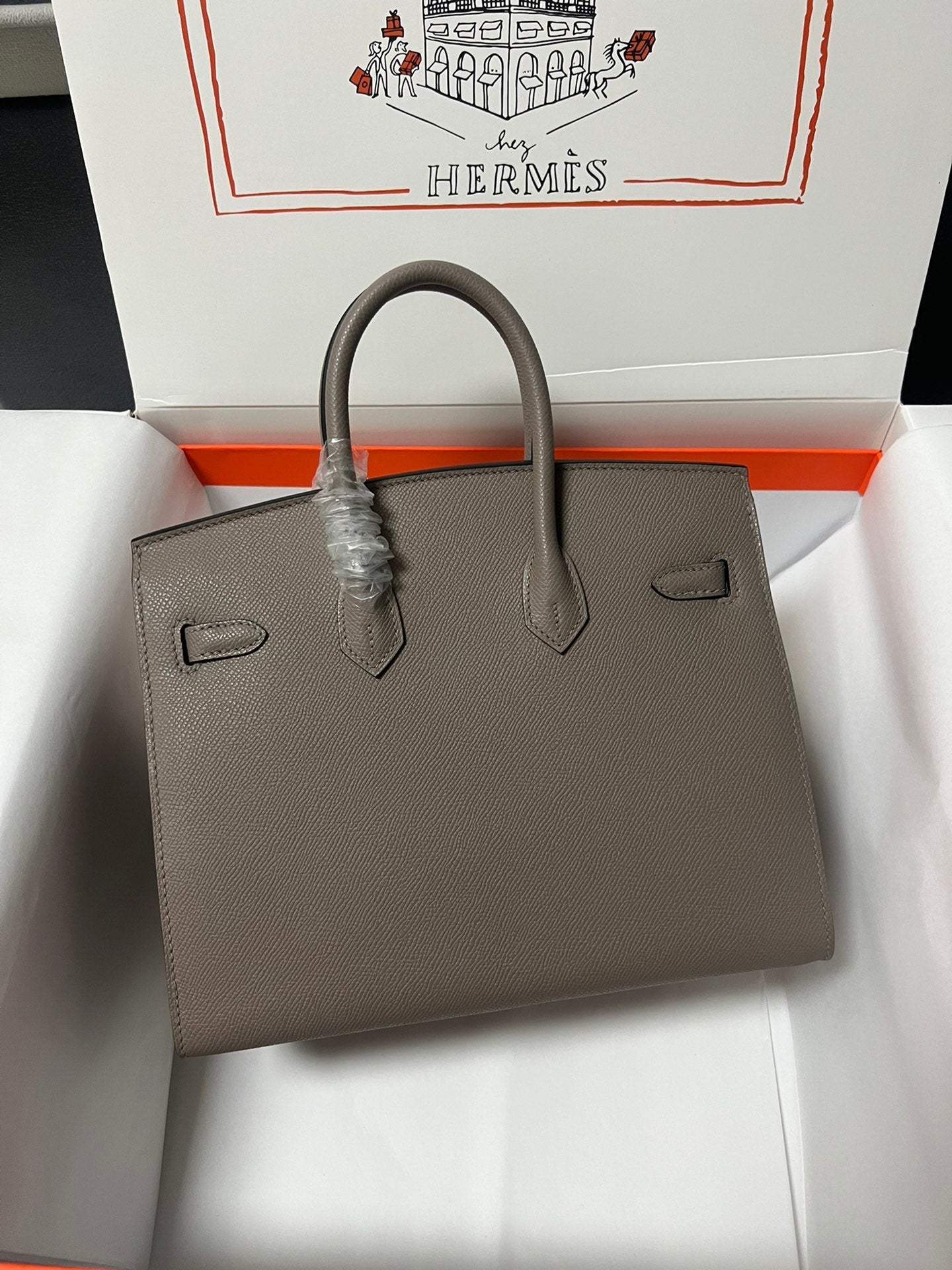 HM BIRKIN SELLIER ETAIN EPSOM LEATHER GOLD HARDWARE