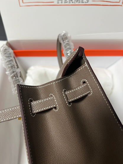 HM BIRKIN SELLIER VERT DE GRIS EPSOM LEATHER GOLD HARDWARE