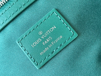 KEEPALL BANDOULI¨¨RE 50 IN GREEN MONOGRAM HERITAGE CANVAS