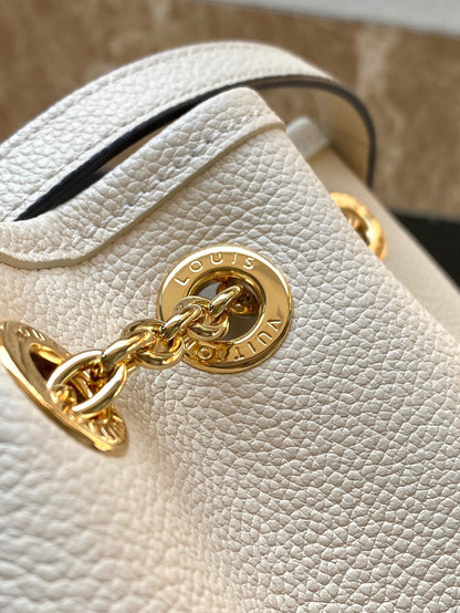 BUNDLE 28 IN CREAM MONOGRAM EMPREINTE LEATHER GOLD HARDWARE