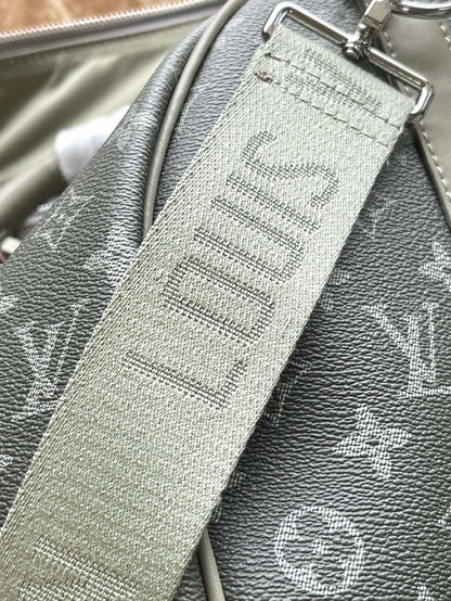 KEEPALL BANDOULI¨¨RE 45 IN GRAY MONOGRAM GRADIENT CANVAS