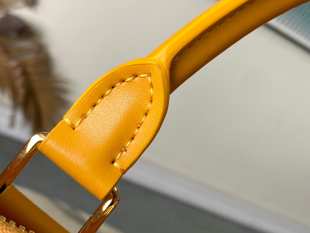 KEEPALL BANDOULI¨¨RE 55 IN ORANGE MONOGRAM HERITAGE CANVAS