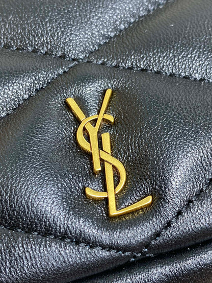 SADE HOBO 21 IN BLACK LAMBSKIN GOLD HARDWARE